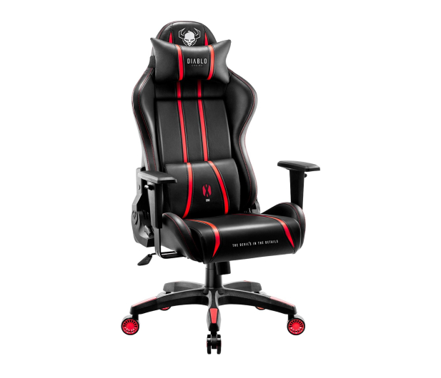 DIABLO Chairs X-ONE 2.0 Kids Size czarno-czerwony - 1208647 - zdjęcie